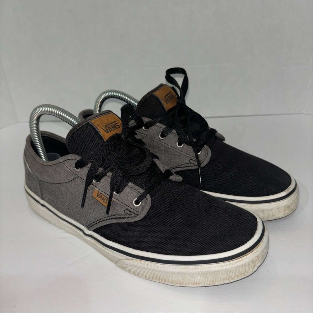 Vans Youth Size 7 Old Skool Lace Up 2 Tone black/gray Sneakers #500714